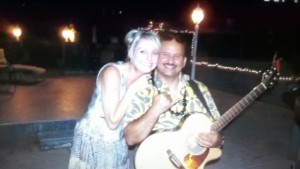 keahi entertains beautiful couple with hawaiian music at cardiff by the sea lodge in san diego2