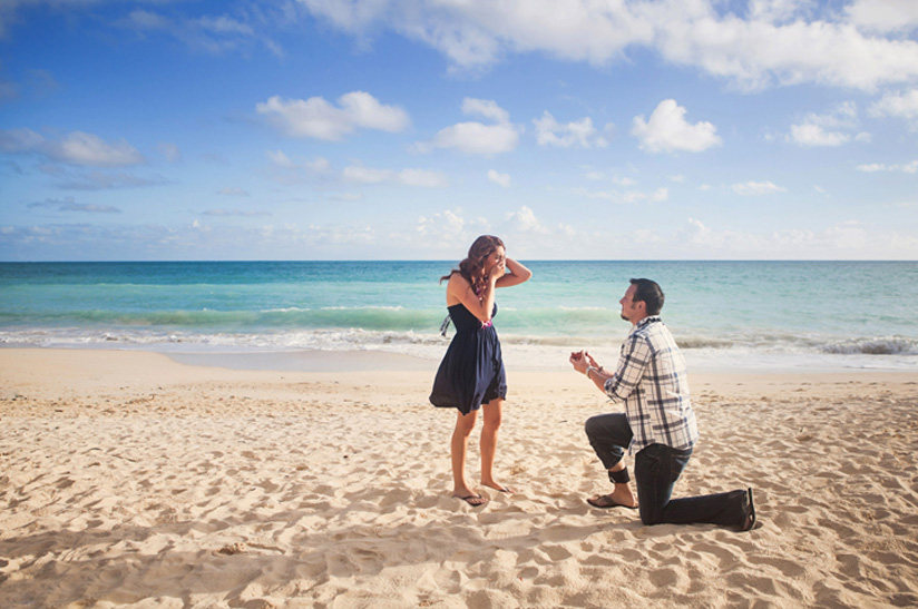 Marriage Proposal Beachside